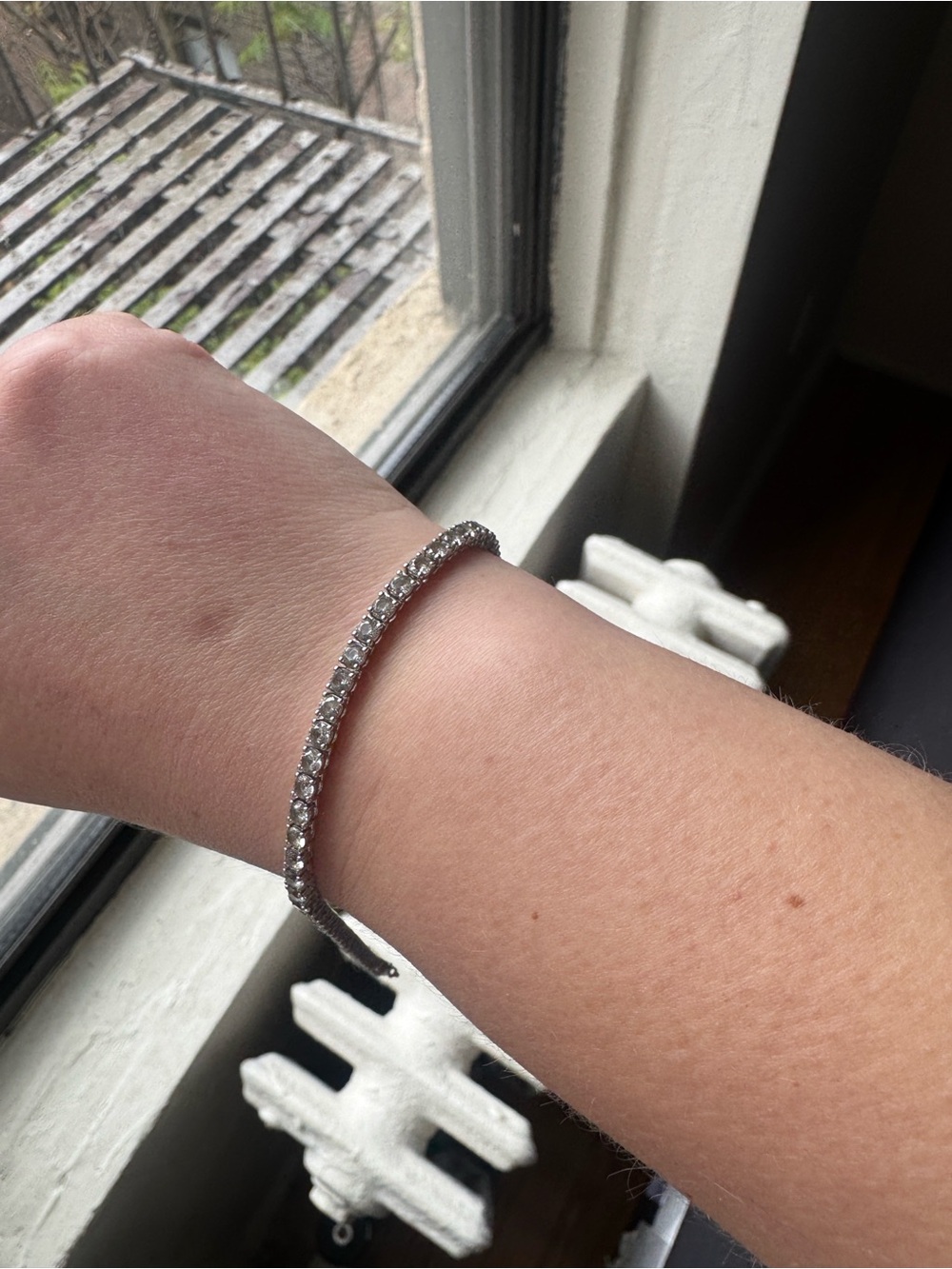 MEJURI LAB GROWN SAPPHIRE TENNIS BRACELET
